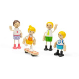 Tidlo Dřevěné panenky do domečku Evropská rodina