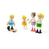 Tidlo Dřevěné panenky do domečku Evropská rodina