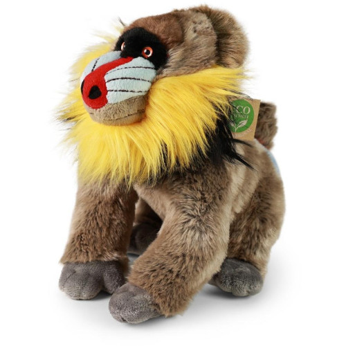 Rappa Plyšová opice mandril 28 cm ECO-FRIENDLY