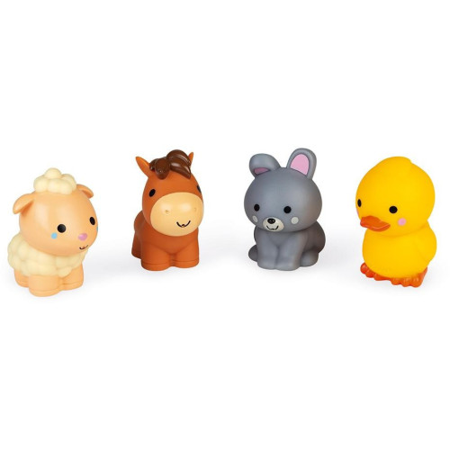 Stříkající hračka do vody Domácí zvířátka Janod 4 ks