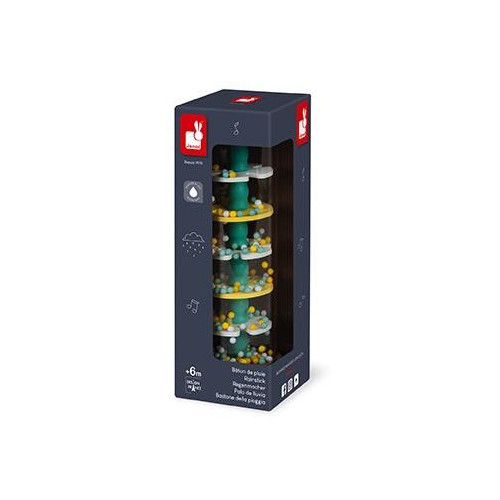 Dřevěný hudební nástroj pro děti Padající déšť Janod Pure