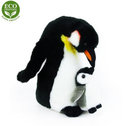 Rappa Plyšový tučňák s mládětem 22 cm ECO-FRIENDLY