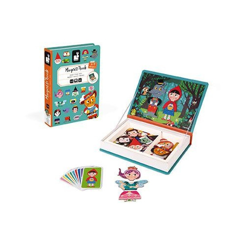 Magnetická kniha skládačka Pohádky Magnetibook Janod od 3 let