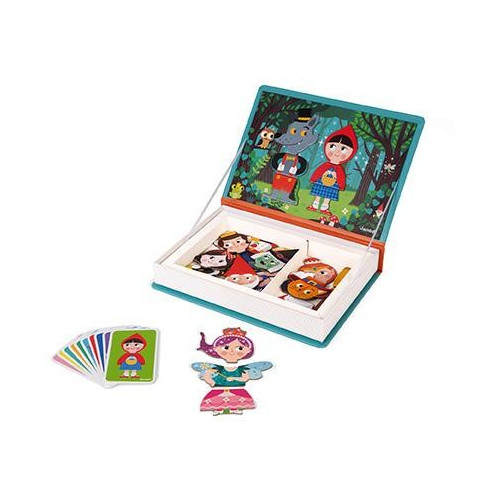 Magnetická kniha skládačka Pohádky Magnetibook Janod od 3 let