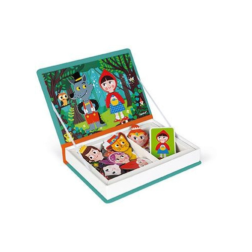 Magnetická kniha skládačka Pohádky Magnetibook Janod od 3 let