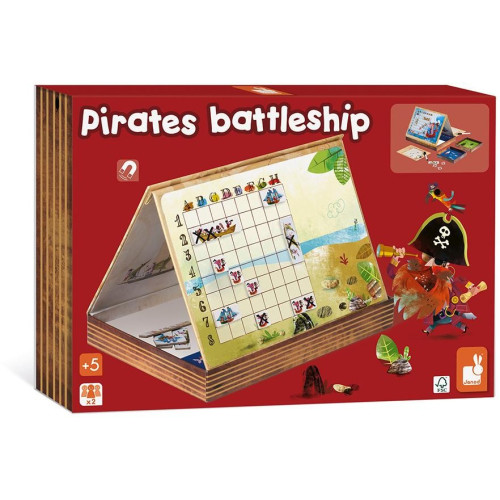 Společenská hra Pirátské lodičky Janod magnetická od 5-12 let