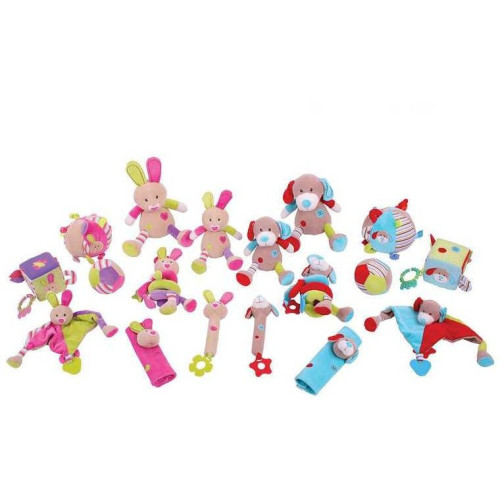 Bigjigs Baby Textilní postavička spirála pejsek Bruno