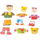 Bigjigs Toys Oblékací puzzle Medvědí rodinka