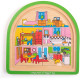 Bigjigs Toys Dřevěné vícevrstvé puzzle Dům
