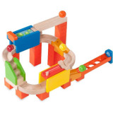 Wonderworld Dřevěná kuličková dráha TRIX - Dvojitá jízda