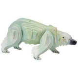 Woodcraft Dřevěné 3D puzzle zvířata lední medvěd