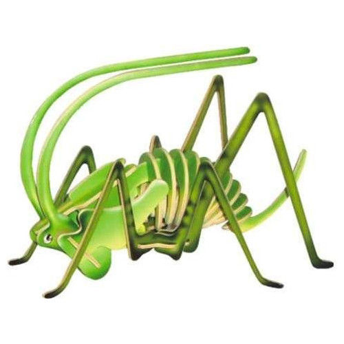 Woodcraft Dřevěné 3D puzzle malý cvrček