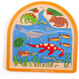 Bigjigs Toys Dřevěné vícevrstvé puzzle  Dinosauři