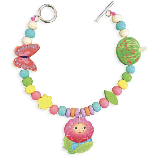 Vilac Dřevěné korálky v boxu Garden