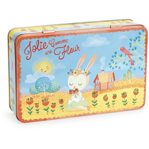 Vilac Dřevěné korálky v boxu Garden