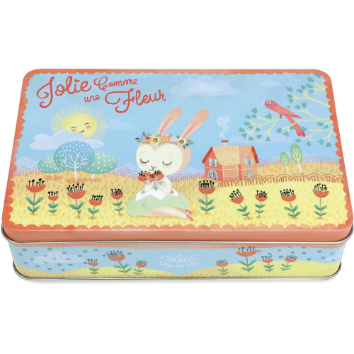 Vilac Dřevěné korálky v boxu Garden