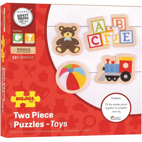 Bigjigs Toys Easy puzzle - Hračky