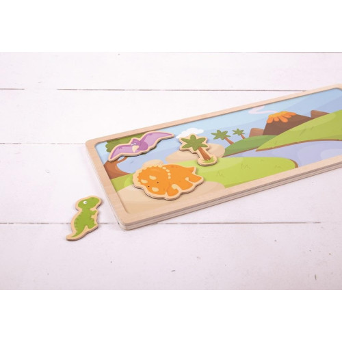 Bigjigs Toys magnetické puzzle safari