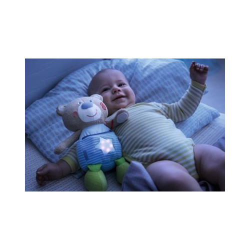 Haba Plyšový usínací medvěd se světýlkem