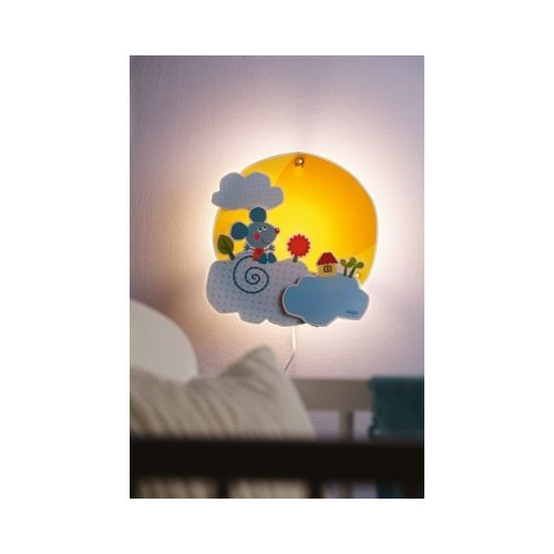 Haba Noční světlo / lampička - myš v oblacích