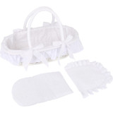 Small Foot Nosítko pro panenky Bassinet bílá