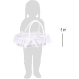 Small Foot Nosítko pro panenky Bassinet bílá