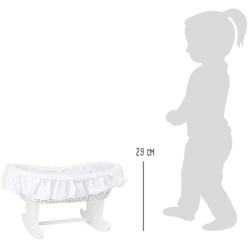 Small Foot Kolébka pro panenky Bassinet bílá
