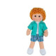 Bigjigs Toys Látková panenka Jacob 28 cm