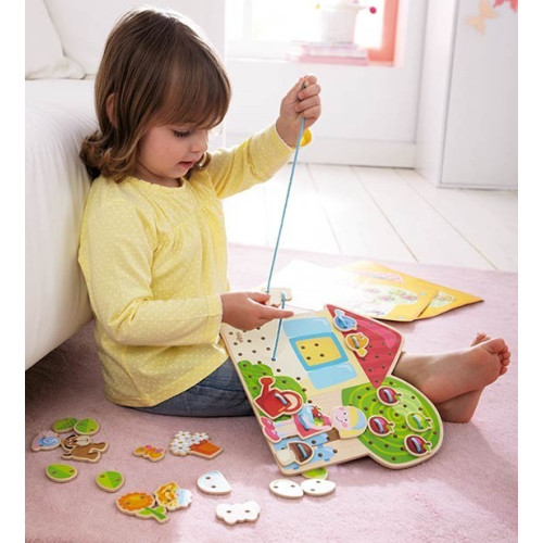 Haba Provlékací hra zahradní domek