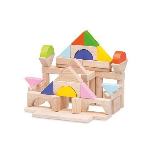 Wonderworld Dřevěné přírodní kostky 50 ks