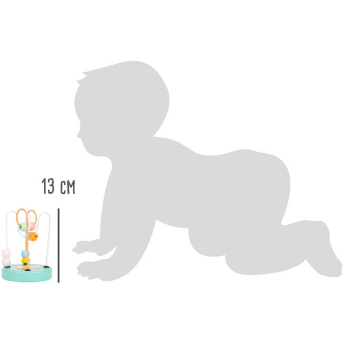 Small Foot Motorický labyrint pastelový Liška