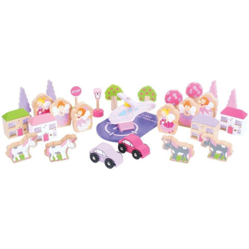 Bigjigs Rail Příslušenství k vláčkodráze pro princezny