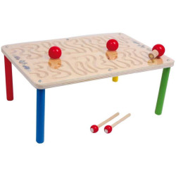 Small Foot Dřevěná motorická hra Stůl hra s magnety