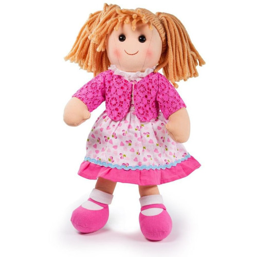 Bigjigs Toys Látková panenka Becky 38 cm