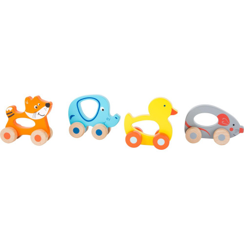 Dřevěná jezdící zvířátka do ruky liška