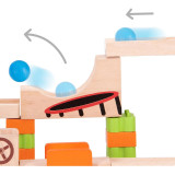 Wonderworld Dřevěná kuličková dráha TRIX - Vrhač kuliček