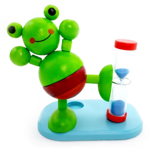 Hess Přesýpací hodiny žába pro měření doby čištění zubů