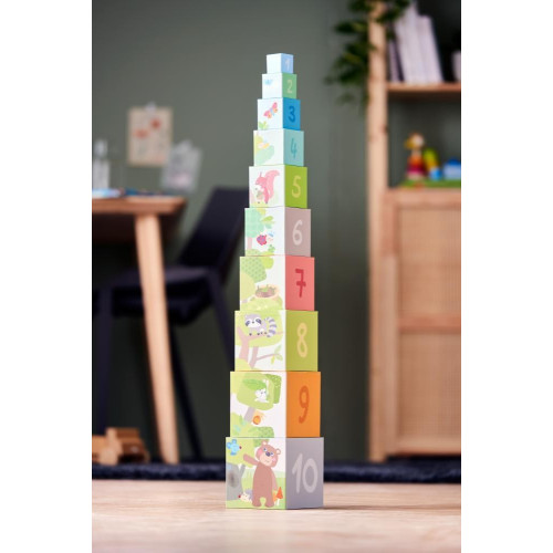 Haba Skladacia pyramída Lesné zvieratá