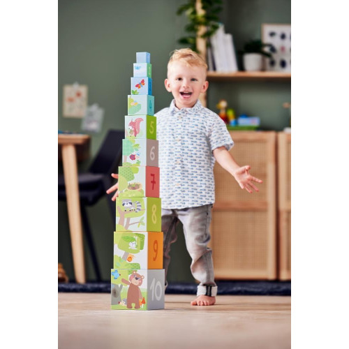 Haba Skladacia pyramída Lesné zvieratá