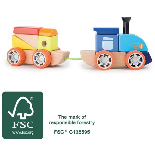 Small Foot Dřevěná železniční souprava