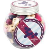 Small Foot Dřevěné korálky s písmenky 1ks  fialová