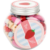 Small Foot Dřevěné korálky s písmenky 1ks  červená