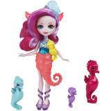 Mattel Royal Enchantimals Mořské království rodinka Sedda Seahorse s rodinkou mořských koníků