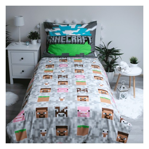 Jerry Fabrics povlečení Minecraft "Adventure" 140x200 70x90