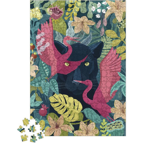 Janod Art puzzle Tajomný panter 500 ks