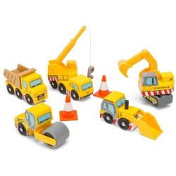 Le Toy Van Set stavebních strojů