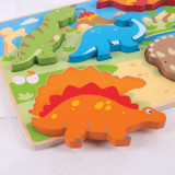 Bigjigs Toys Vkládací puzzle dinosauři