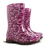 Demar Twister PRINT O (ametyst) - Dětské gumáky