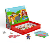 Bigjigs Toys Magnetické oblékací puzzle Farma
