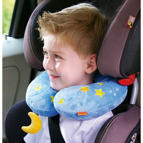 Haba DĚTSKÝ KRČNÍ POLŠTÁŘ MĚSÍC A HVĚZDY